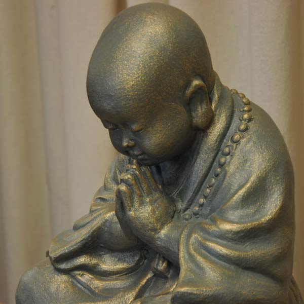 Buddha Biksu Grün-Gold