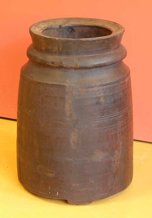 Holz Vase/Topf Gross